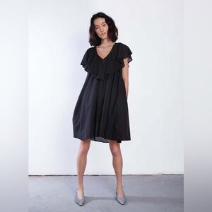 Meg Baby Doll Ruffle dress size medium